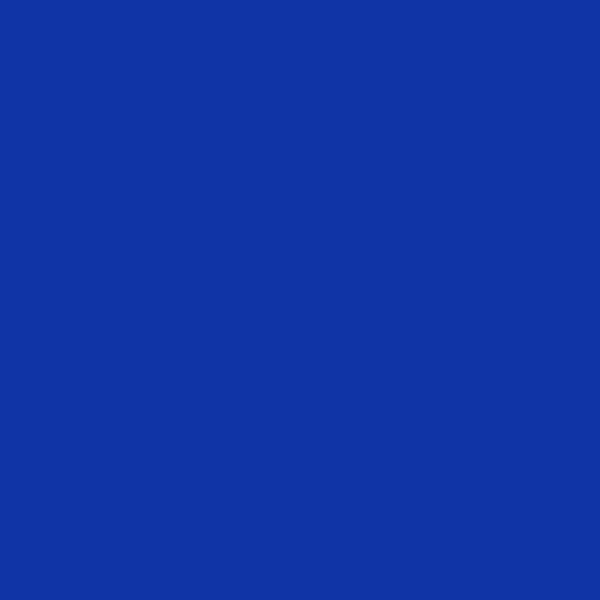 Egyptian Blue Color (#1034A6)