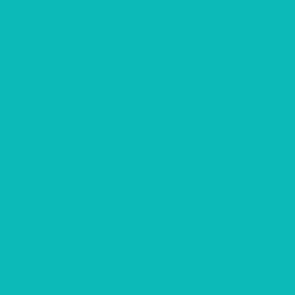 Color azul Tiffany (#0ABAB5)