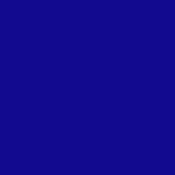 Ultramarine Color (#120A8F)