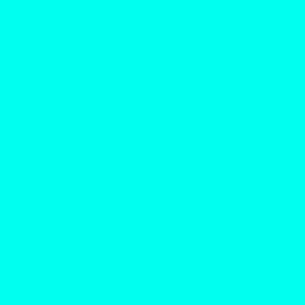 アクアカラー (#00FFF0)
